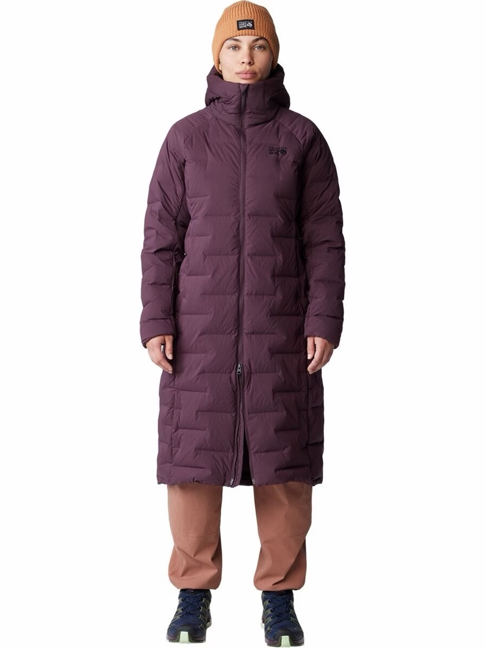 Mountain Hardwear Long Quilted Puffer Coat - Plum